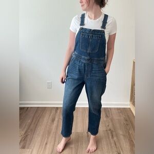 J Crew Dark Wash Denim Overalls